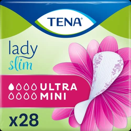 Прокладки урологічні Тена Леді Слім Ультра Міні (Tena Lady Slim Ultra Mini), 28 шт.