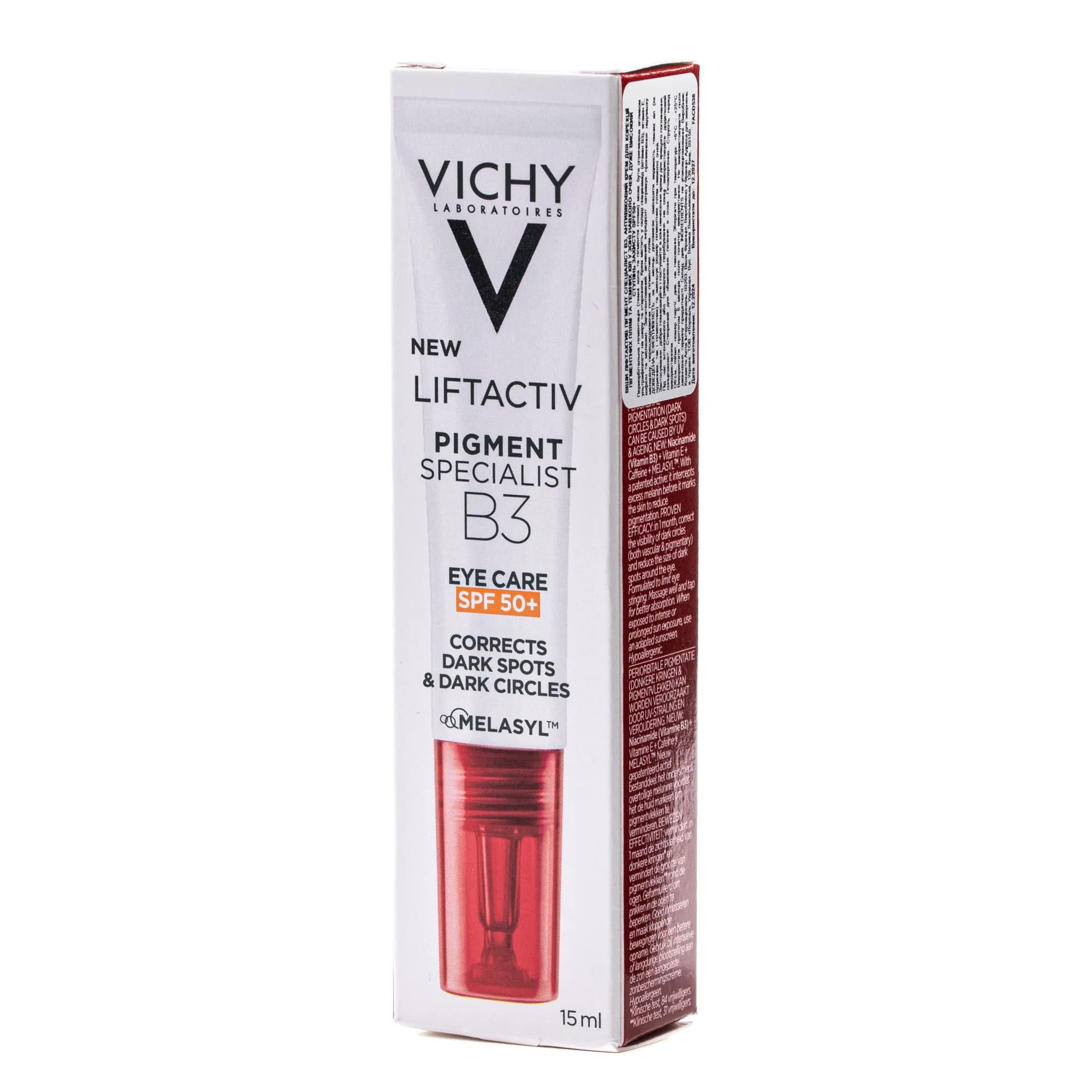 Крем для обличчя Vichy (Віши) LiftActiv Pigment Specialist B3 антивіковий SPF50+, 15 мл